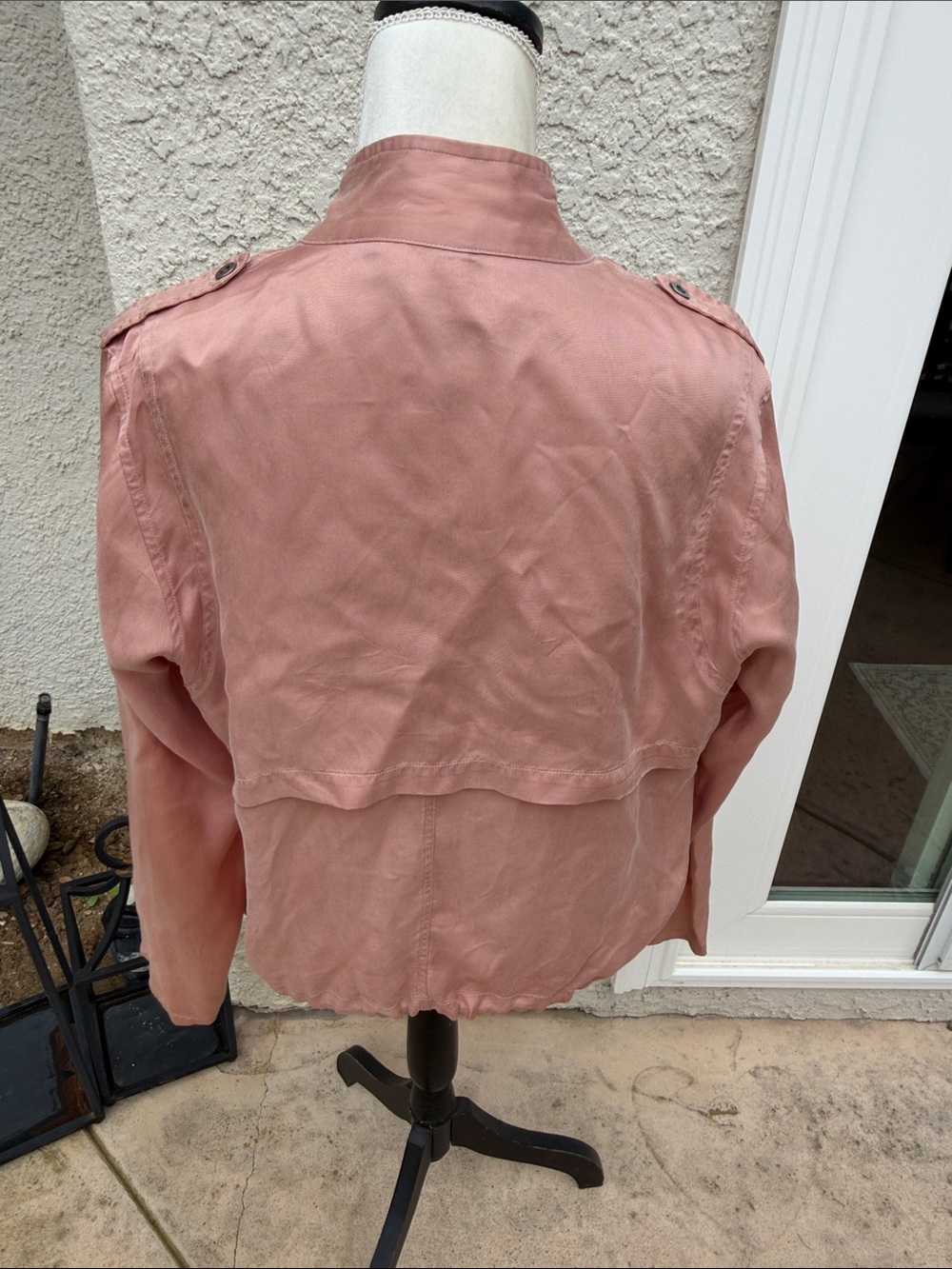 Rails Rowen Blush Lightweight Bomber Jacket Women's Size S - Picture 7 of 13